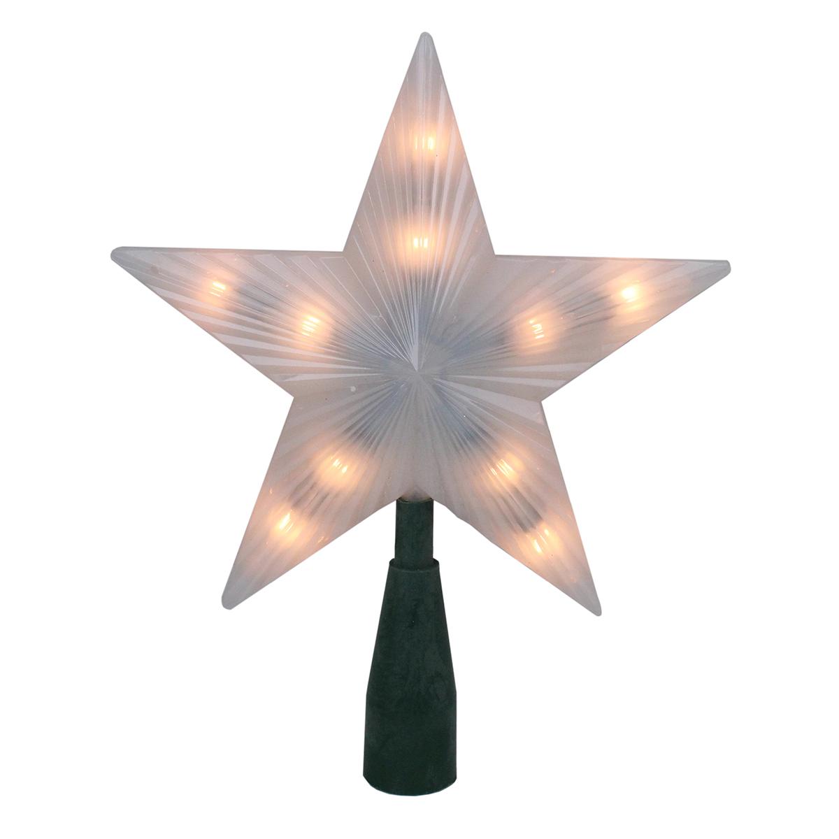 Northlight Seasonal Frosted 5-Point Star Christmas Tree...