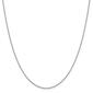Gold Classics&#40;tm&#41; 1.40mm. White Gold Polished Cable Necklace - image 1