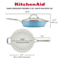 KitchenAid Hard Anodized Ceramic Nonstick 5qt. Saut&#233; Pan with Lid - image 5