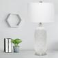 Lalia Home Classix Argyle Classic White Table Lamp w/Fabric Shade - image 3