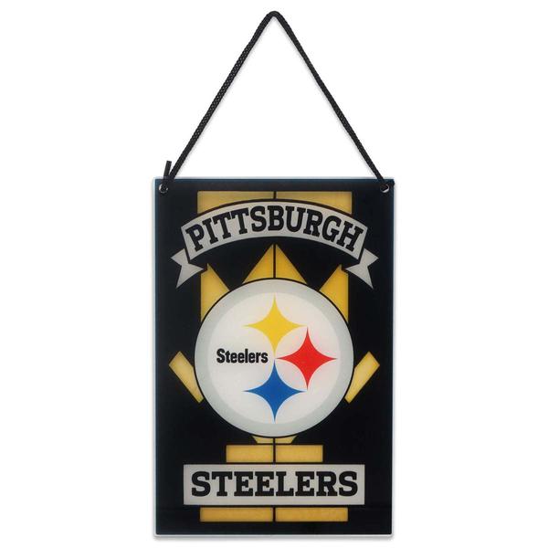 Open Road Steelers Logo Small Hanging Acrylic