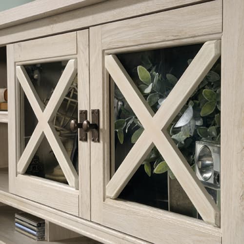 Sauder Costa Collection Large Hutch - Chalked Chestnut