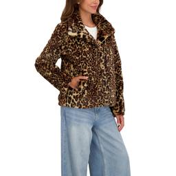 Womens Sebby Short Faux Fur Jacket
