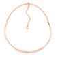 Wearable Art Hard Frontal Collar Rose Gold Necklace - image 1