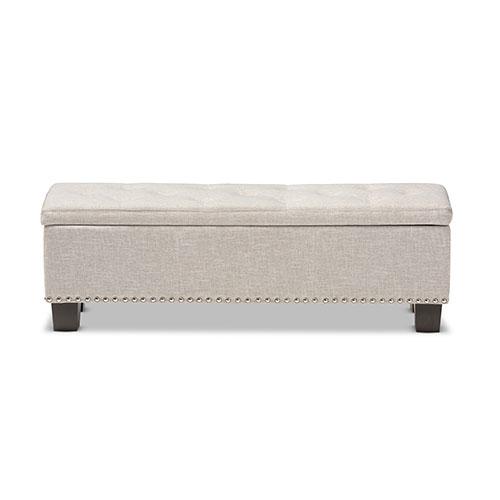 Baxton Studio Hannah Storage Ottoman Bench