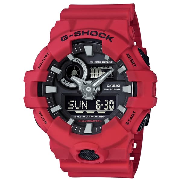 Womens G-Shock Analog Digital Resin Band Watch - GA700-4A - image 