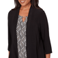 Petite Alfred Dunner Seville Geometric Two In One Blouse - image 5