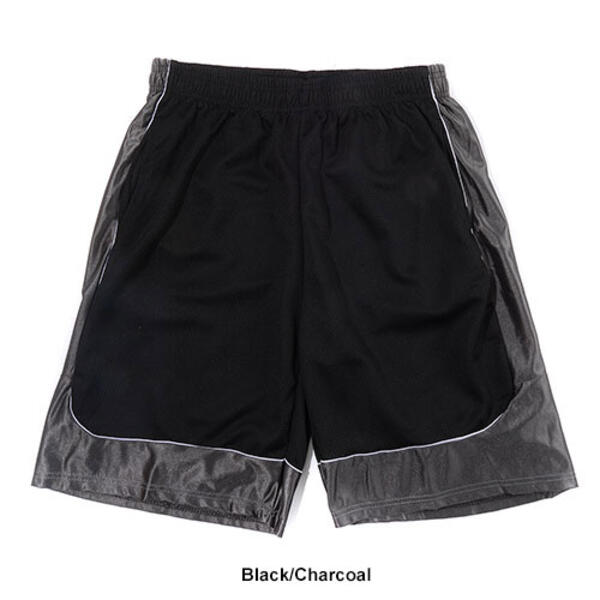 Mens Ultra Performance Mesh with Dazzle Side Panel Active Shorts