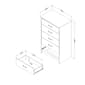 South Shore Tassio Grey Oak 5 Drawer Chest - image 3