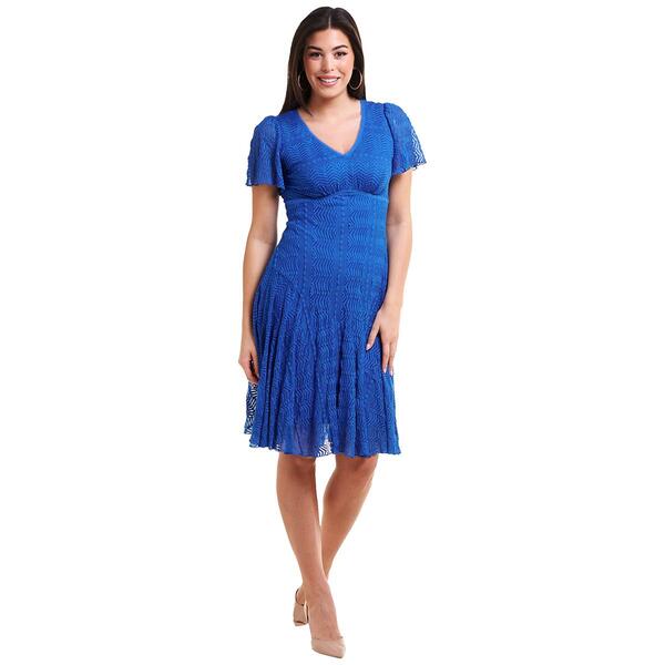 Womens Rabbit Rabbit Rabbit V-Neck Lace Empire Waist Dress - image 