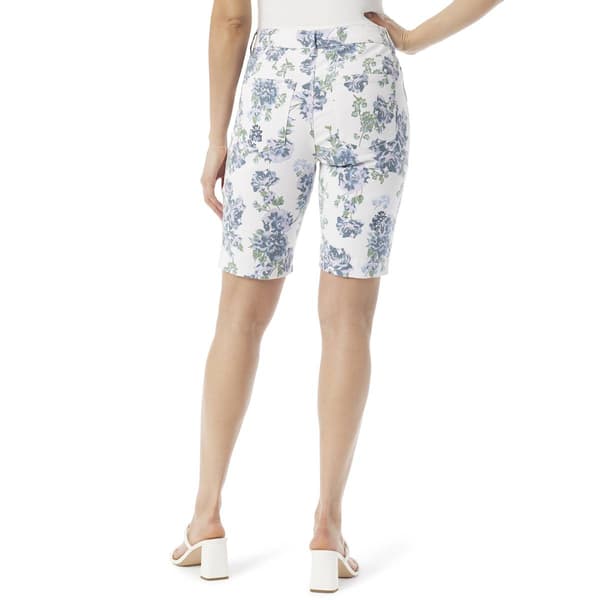 Womens Gloria Vanderbilt Amanda Rose Floral Bermuda Shorts