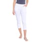 Petite Multiples Pull On Ladder Hem Capris - image 1