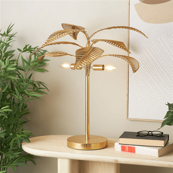9th & Pike® Glam Gold Metal Table Lamp