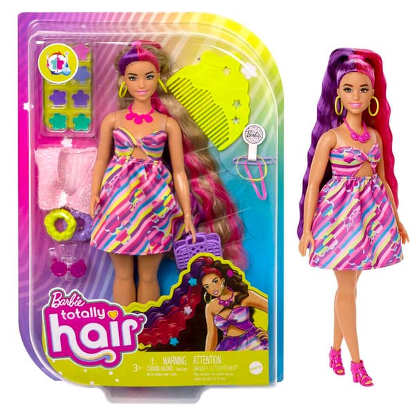 Barbie&#40;R&#41; Totally Hair Flower Themed Doll - image 