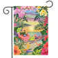 Briarwood Lane Five O''clock Flamingo Garden Flag - image 1