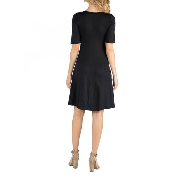 Womens 24/7 Comfort Apparel Maternity A-Line Dress