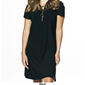 Womens MSK Short Sleeve O-Ring Zip Shift Dress - image 5