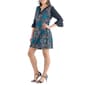Womens 24/7 Comfort Apparel Loose Fit Elbow Sleeve A-Line Dress - image 3