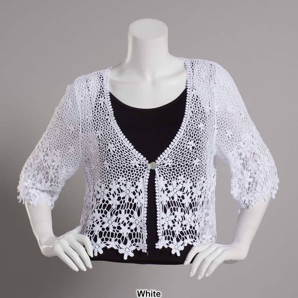 Womens Rabbit Rabbit Rabbit Daisy Lace Single Button Cardigan