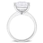 Sterling Silver 4ctw. White Moissanite Solitaire Ring - image 2