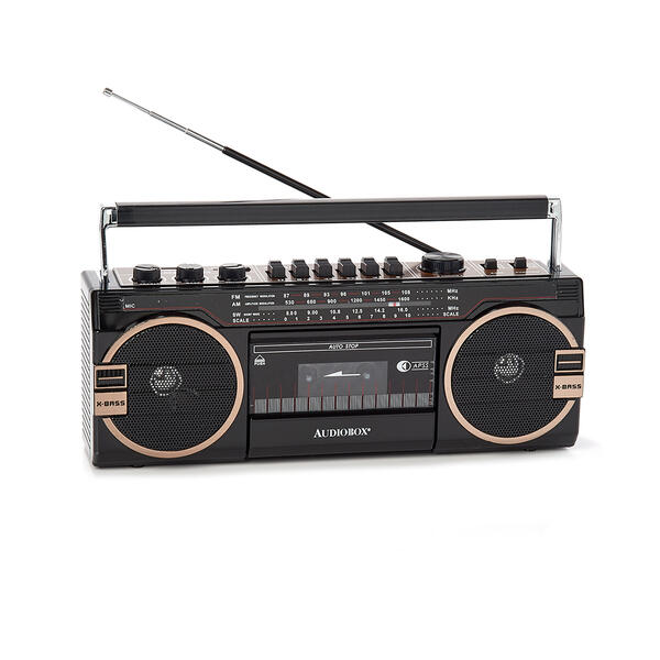 Dolphin Retro Style Bluetooth Cassette Radio - image 