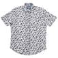 Young Mens VSTR Flamingos & Palms Stretch Button Down Shirt - image 1