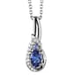 Gemstone Classics&#8482; Tanzanite Earrings and Pendant Jewelry Set - image 2