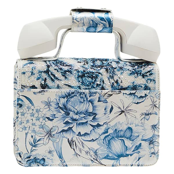 Betsey Johnson Pearl Toile Phone Bag