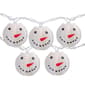Northlight Seasonal 10ct. Snowman Paper Lantern Christmas Lights - image 1