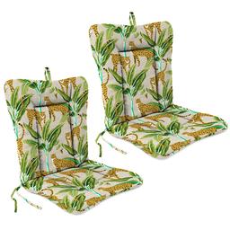 Jordan Manufacturing Set of 2 Enzel Linen Dining Chair Cushions