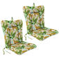 Jordan Manufacturing Set of 2 Enzel Linen Dining Chair Cushions - image 1
