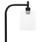 Simple Designs Modern Iron Lantern Floor Lamp w/Glass Shade - image 5