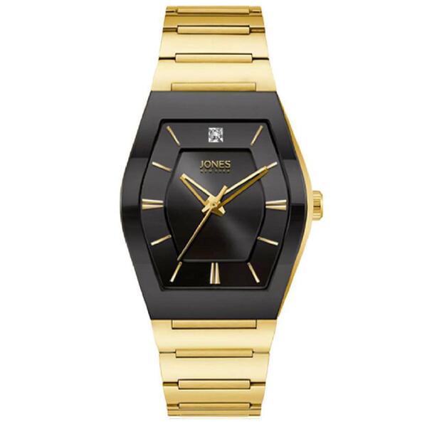 Mens Jones New York Gold-Tone Bracelet Watch - 50479G-42-G27 - image 