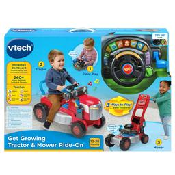 VTech® Get Rowing Tractor & Mower Ride-On