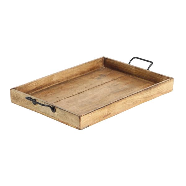 9th & Pike&#174; Small Natural Wooden Trays - Set of 3