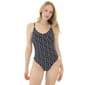 Juniors Cyn & Luca Tamar Bow Print One Piece Swimsuit - image 2
