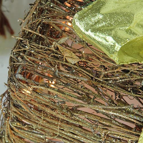 Northlight Lighted Glitter Rattan Gift Boxes Christmas Decor
