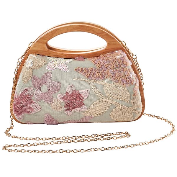 Jessica McClintock Sherrita Top Handle Clutch - image 
