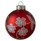 Northlight Seasonal 4pc. Red Glass Snowflake Ornament Set - image 3