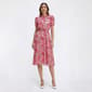 Petite MSK Caterpillar Sleeve Floral Chiffon Midi Dress - image 1