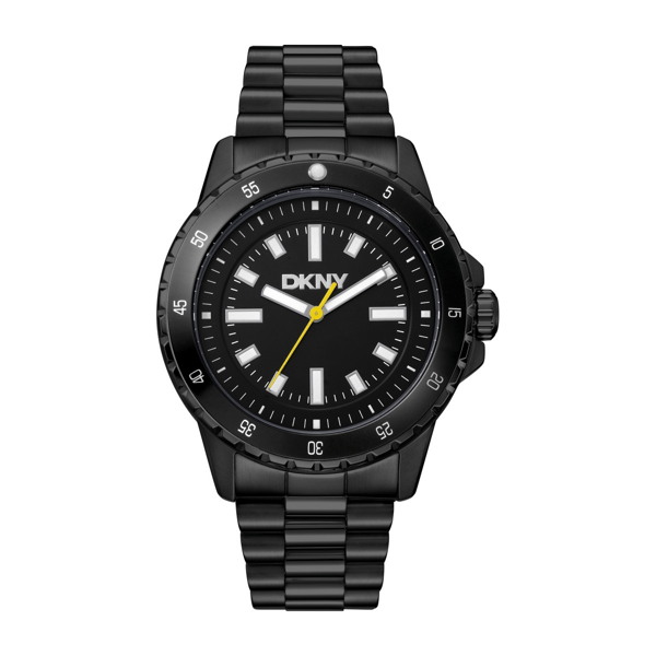 Mens DKNY Sport Watch Black Stainless Steel Watch - DK1G130M0085 - image 