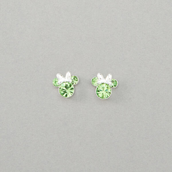 Disney Minnie August Birthstone Stud Earrings - image 
