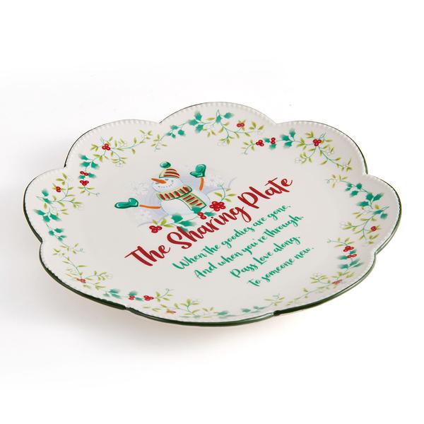 Pfaltzgraff® Winterberry Berry Scalloped Sharing Plate