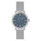 Womens Jessica Simpson Textured Dial Mesh Watch - JS0091SL - image 1