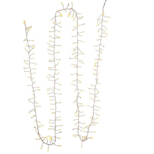 Kurt Adler Fairy Cluster Garland w/ Cool White LED Twinkle Lights - image 