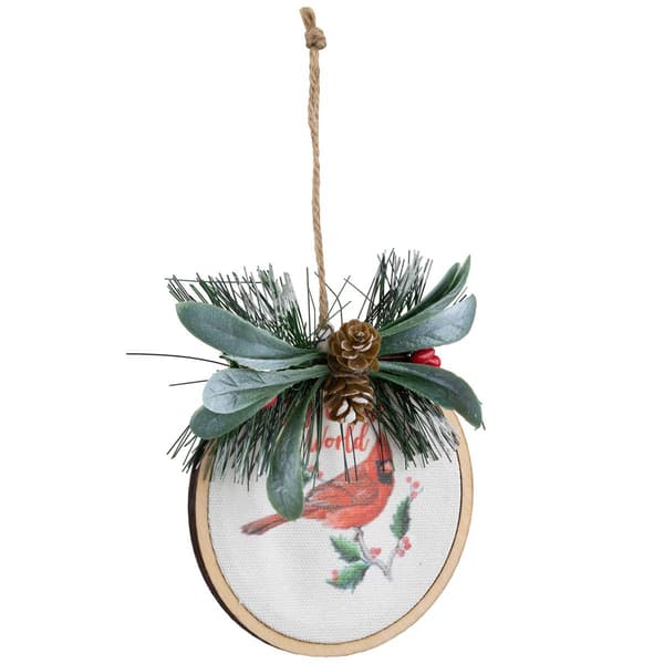 Northlight Seasonal 5.25in. Joy to the World Cardinal Ornament
