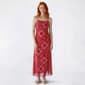 Juniors No Comment Mesh Lace Up Back Maxi Dress w/ Slit - Bias - image 2