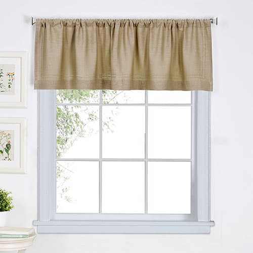 Elrene Cameron Linen Valance - 60x15 - image 