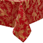 Threadmade Foil Woodland Holiday Fabric Tablecloth - image 1