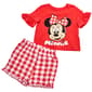 Baby Girl (12-24M) Disney Minnie Gingham & Strawberry Short Set - image 1